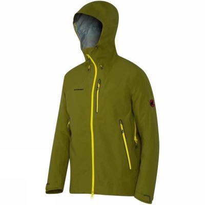 Chaquetas Mammut Masao Hombre Verde - Chile SBA519382